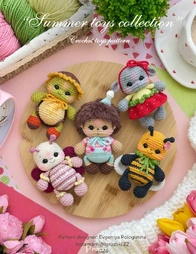 Shop For The Patterns / igrushki.22 - Evgeniya Simonova / Jevgenija Pologutina - Summer collection: Turtle,Bee, Hedgehog, Mouse and Butterfly