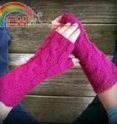 Taniqua Fingerless Mitts by Jessy Austin