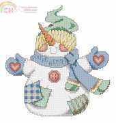 Youre a Stitch Snowman from Stoney Creek Collection Book 200 A Christmas to Remember PCS