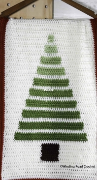Winding Road Crochet - Lindsey Dale -  Table Runner for the Holidays - Free