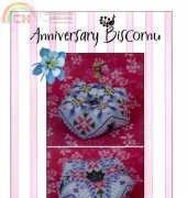 Just Nan  Anniversary Biscornu