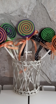 Halloween lollipop