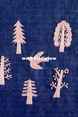 One Color Embroidery and Goods - Yumiko Higuchi - Japanese Craft Book