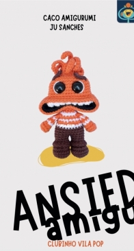 Caco Amigurumi - Juliana Sanches - Anxiety  - Portuguese