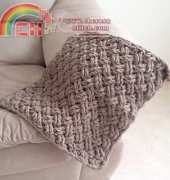 Crochet by Jennifer- Jennifer Dougherty- Diagonal Weave Blanket