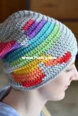 Whistle and Ivy - Bethany Dearden - Rainbow Shamrock Slouchy
