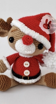 Bluu Bunny Crochet - Renata Volent - Reindeer Boy Rudy