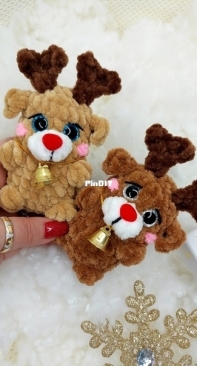 Alina Erukova - Алина Ерукова - Deer keychain - Оленяш брелок - Russian