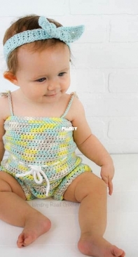 Winding Road Crochet - Lindsey Dale - Beachside Baby Romper - Free