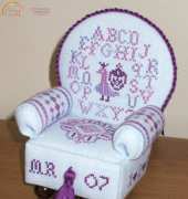 Peacock Stitching Chair