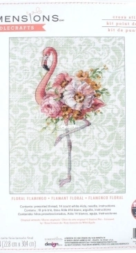 Dimensions 70-35409 Flamingo Floral PCS