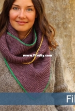 Filcolana-The Ugly Duckling Scarf by Stine Gudmand-Høyer-Danish-Free