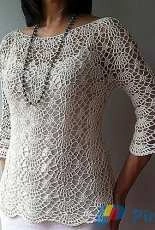 Vicky Chan - Ada Lacy Shells Top