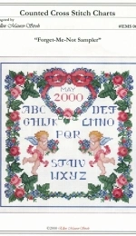 Ellen Maurer Stroh EMS 069 - Forget-me-not Sampler PCS