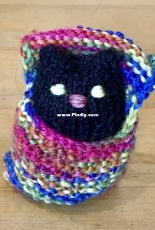 Cats in sleeping bags by Suzanna Curtis-Free