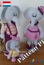 Marygurumi - Marylin Leveugle - Bariole family - Spanish