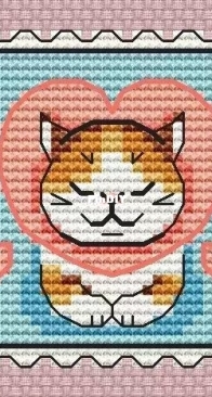 Cat Stamp by Alyona Perevalova