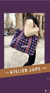 Atelier Jupe - Eva and Petra - Nora Bag - English, French, Dutch