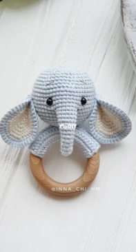 Fairy Toys by Inna Chi - Inna Chi Hm - Inna Chibinova / Chybinova - Elephant Rattle
