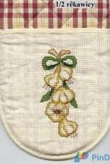 Oven gloves with vegetables - My work