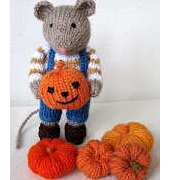 Dollytime-Pip The Mouse And His Pumpkins by Wendy Phillips