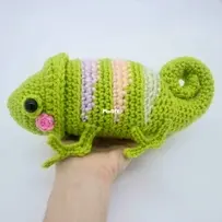 Stringy Ding Ding - Chameleon Amigurumi - Free