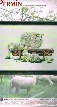 Permin 12-9414/ 92-4175 Three Sheep XSD