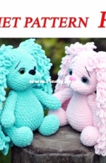 Zulya toys - Zulfiya Fakhrislamova - Bunny with curly ears ears