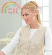 Yarnspirations - Patons - Grace Daisy Mesh Vest - Free