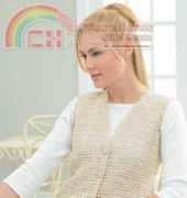 Yarnspirations - Patons - Grace Daisy Mesh Vest - Free