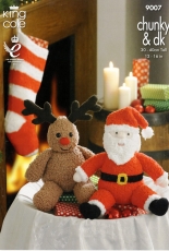 King Cole 9007 - Santa and Reindeer
