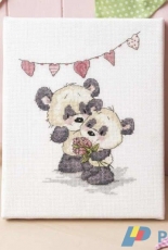 Panda Love by Gill Cooper from The World of Cross Stitching TWOCS 217 XSD