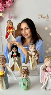 Marli Lopes Crochê - Marli Lopes - Ebook Angels - Ebook Anjinhos - Portuguese