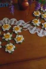 table runner lotus flower-Diane Gonçalves