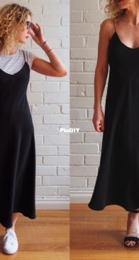 Tessuti Fabrics - Sadie Slip Dress   - Sizes  XXS-XL