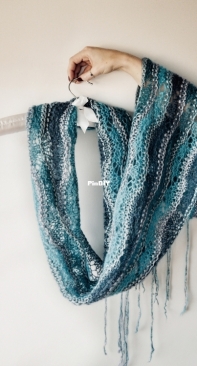 #waterflowshawl by Jadwiga Błońska - Free