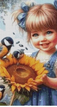 Abakan - Sunflower Girl by Danuta Słota