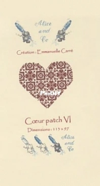 Alice and Co - Coeur Patch VI
