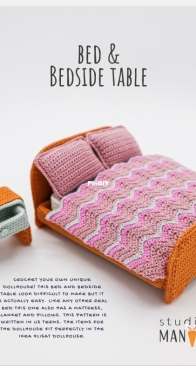 Studio Manya - Kwannie Cheng - Bed and  Bedside Table