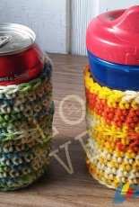 Love Eleven - Kate Sinclair - Colorful Can and Sippy Cup Cozy