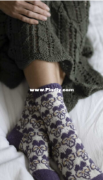 Pansy Socks-by Minna Metsänen-Novita-Free.