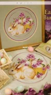 Easter Bunny by Pamela Kellogg from At Home with Needlework Holiday 2007 PCS + XSD