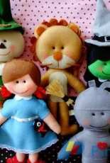 Arte com Feltro-Soft Dolls-Portuguese