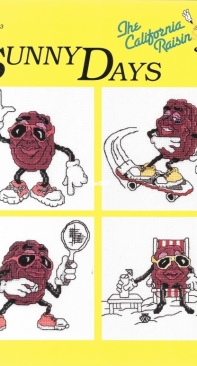 Just Cross Stitch - California Raisins Leaflet 3  Sunny Days