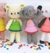 Jenny and Teddy - Jane Chan - Girlgang Amigurumi - Free