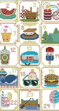 The Frosted Pumpkin Stitchery - Summer Sampler PCS + XSD