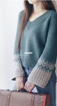 Ramble  Raglan Pullover - Vyazhi.ru - Russian