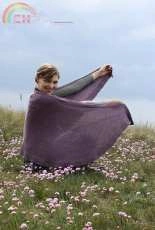 Sandbank Shawl/Wrap by  Lea Viktoria Kube-English,German