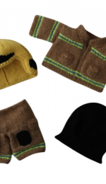 Knitables by Sarah Gasson. Firefighter Outfit