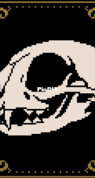 The Gilded Moth - Cat Skull